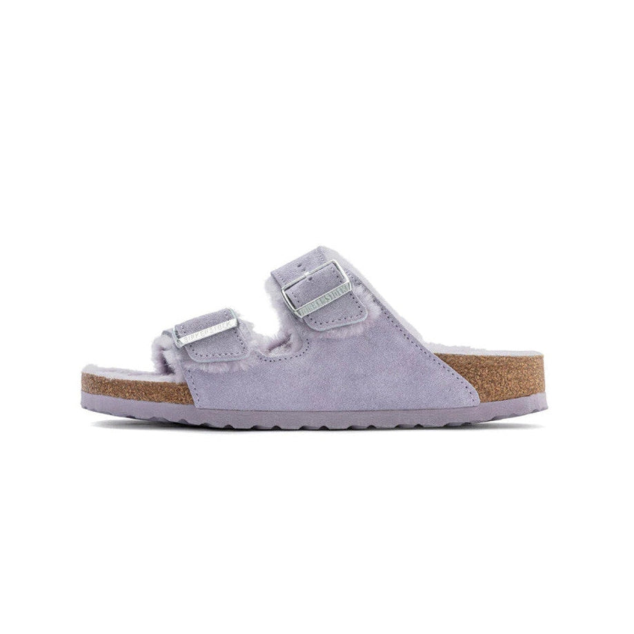 Birkenstock - Sandales Arizona Shearling Leve - Violet - Mixte