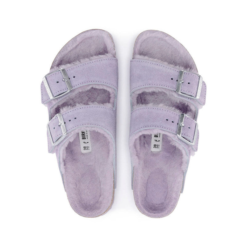 Birkenstock - Sandales Arizona Shearling Leve - Violet - Mixte