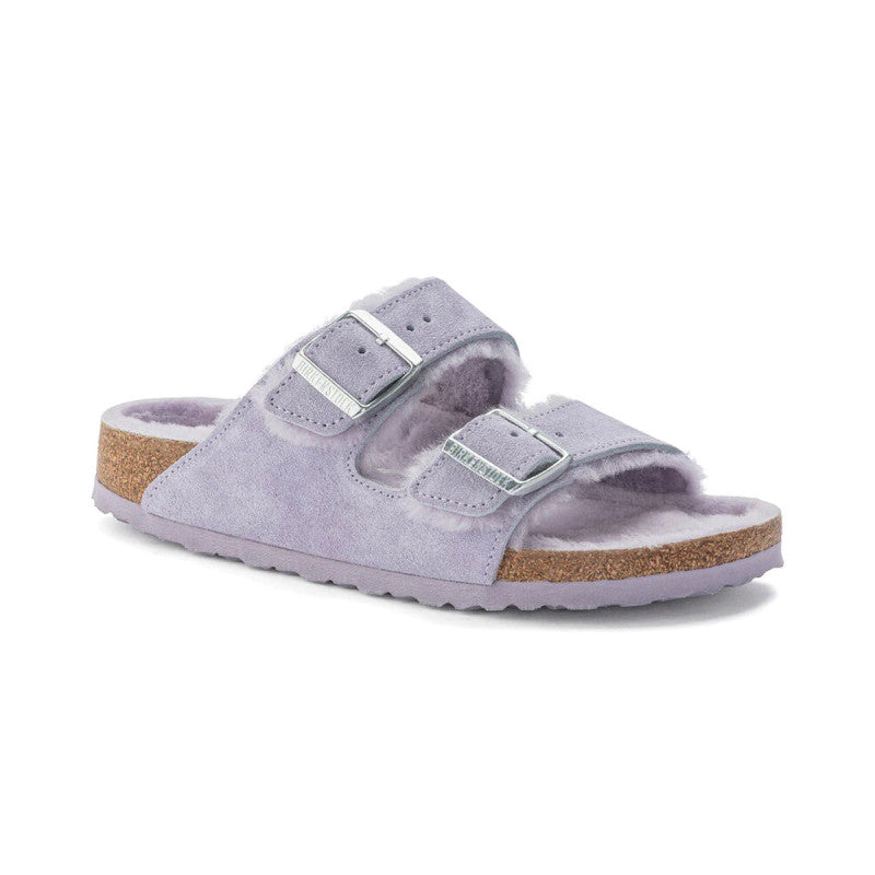 Birkenstock - Sandales Arizona Shearling Leve - Violet - Mixte