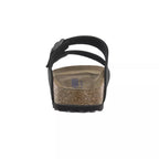 Sandales Arizona Soft Cuir Suede - Noir Beige