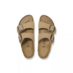Sandales Birkenstock Arizona Syn Étroite - Latte