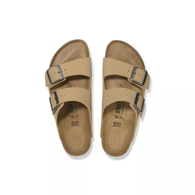 Sandales Birkenstock Arizona Syn Étroite - Latte
