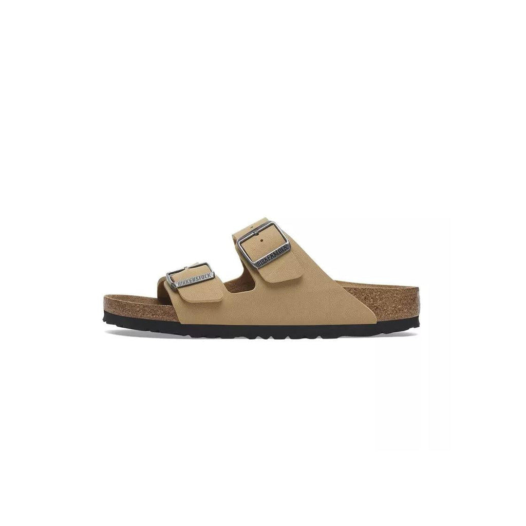 Sandales Birkenstock Arizona Syn Étroite - Latte
