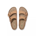 Sandales Birkenstock Arizona Vegan Synthetic Étroite - Marron/Noir