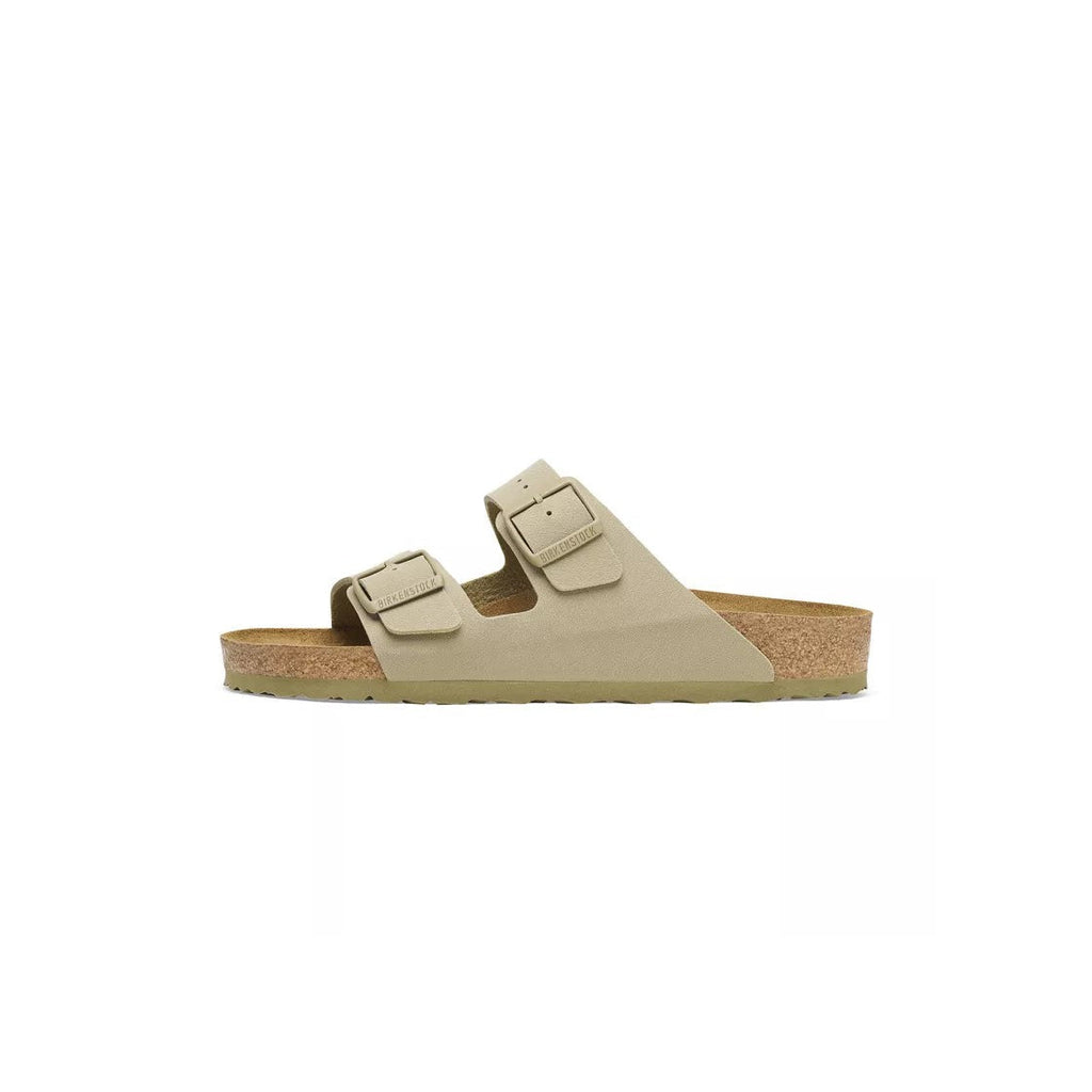 Sandales Femme Birkenstock Arizona Birko-Flor Étroite - Beige
