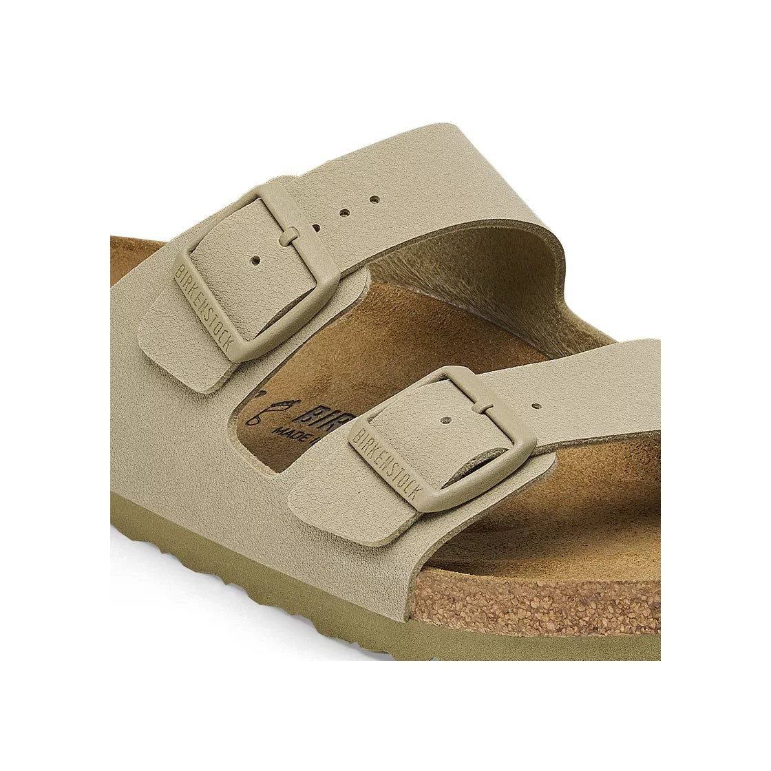 Sandales Femme Birkenstock Arizona Birko-Flor Étroite - Beige