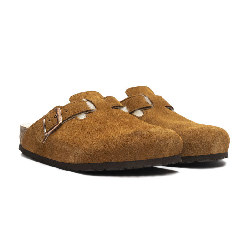 Sabots Boston Vl Shearling - Marron Et Beige