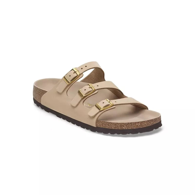 Sandales Florida Nubuck Étroite - Beige/Marron/Noir