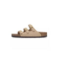 Sandales Florida Nubuck Étroite - Beige/Marron/Noir