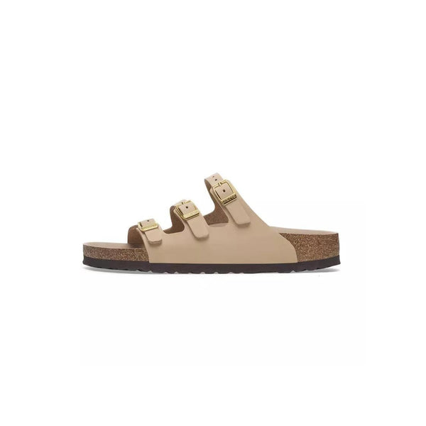 Sandales Florida Nubuck Étroite - Beige/Marron/Noir