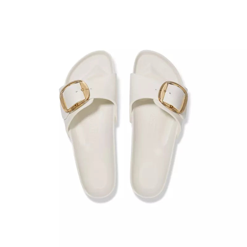 Sandales Madrid Big Buckle Étroite - Ecru/Beige