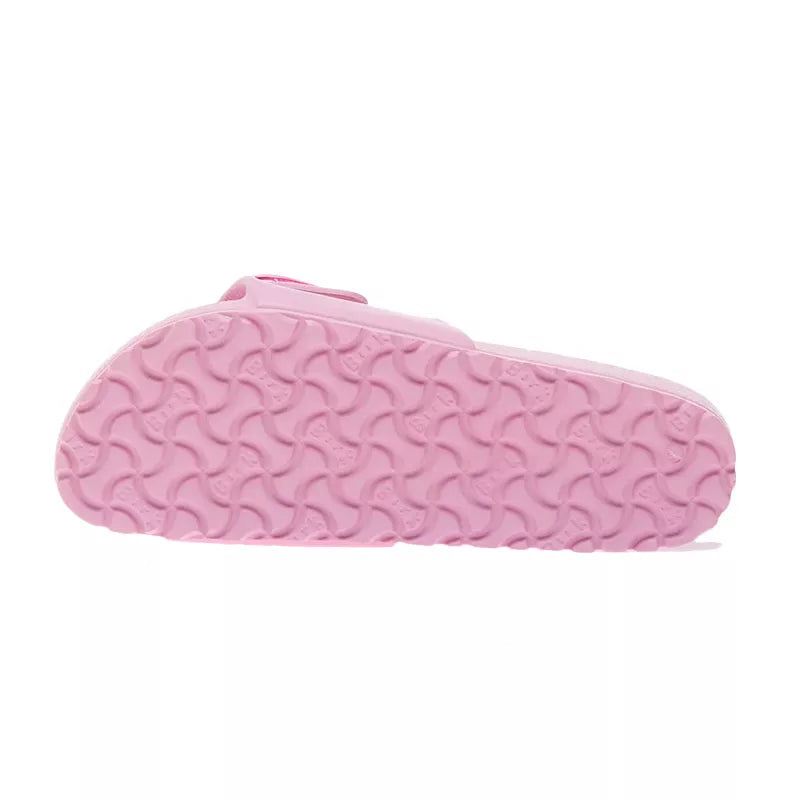 Sandales Madrid Big Buckle Étroite - Rose Clair