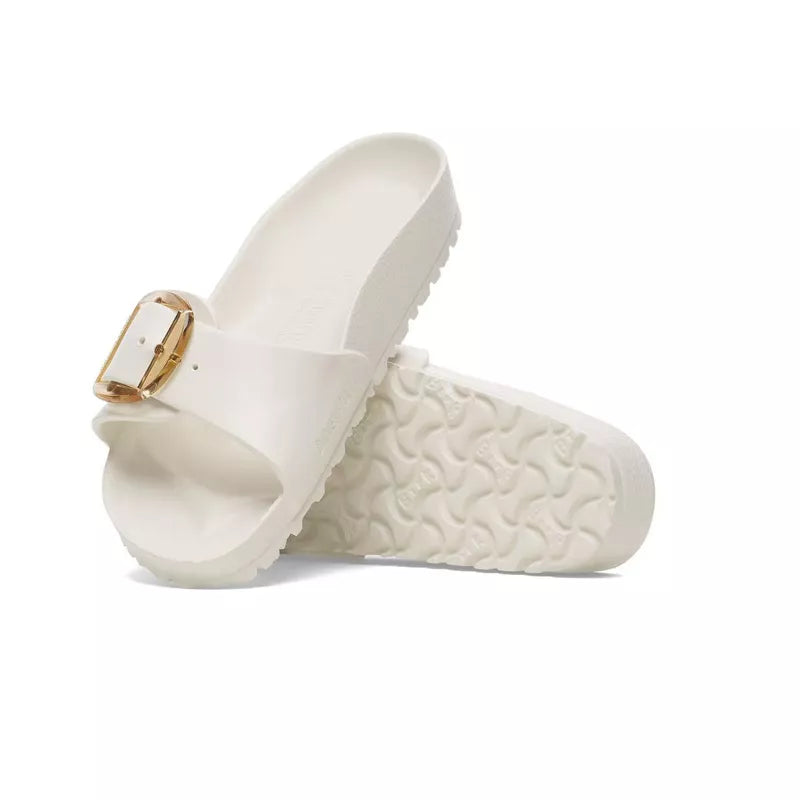 Sandales Madrid Big Buckle Étroite - Ecru/Beige