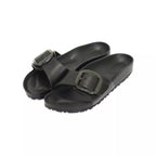 Sandales Madrid Big Buckle - Noir Foncé
