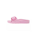 Sandales Madrid Big Buckle Étroite - Rose Clair