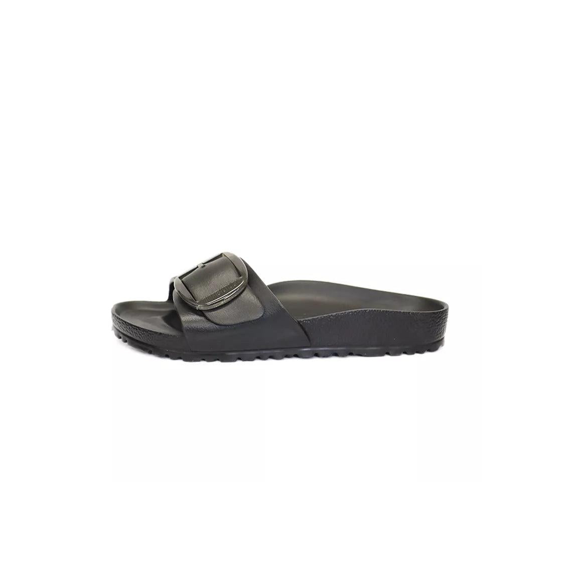 Sandales Madrid Big Buckle - Noir Foncé