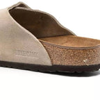 Sandales Zurich Suede Étroite - Marron, Noir.