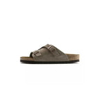 Sandales Homme Birkenstock Zurich Suede Étroite - Taupe
