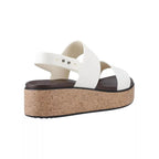 Sandales Brooklyn Cork Low Wedge - Noir