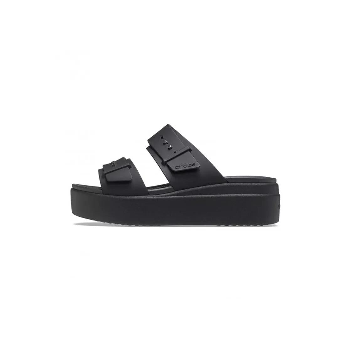 Sandales Brooklyn Buckle Lowwdg - Noir