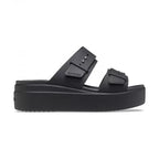 Sandales Brooklyn Buckle Lowwdg - Noir