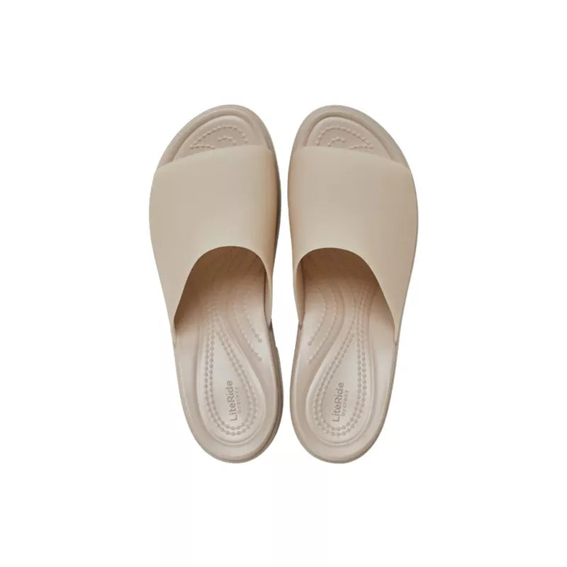 Sandales Brooklyn Frosted Slide Heel - Taupe