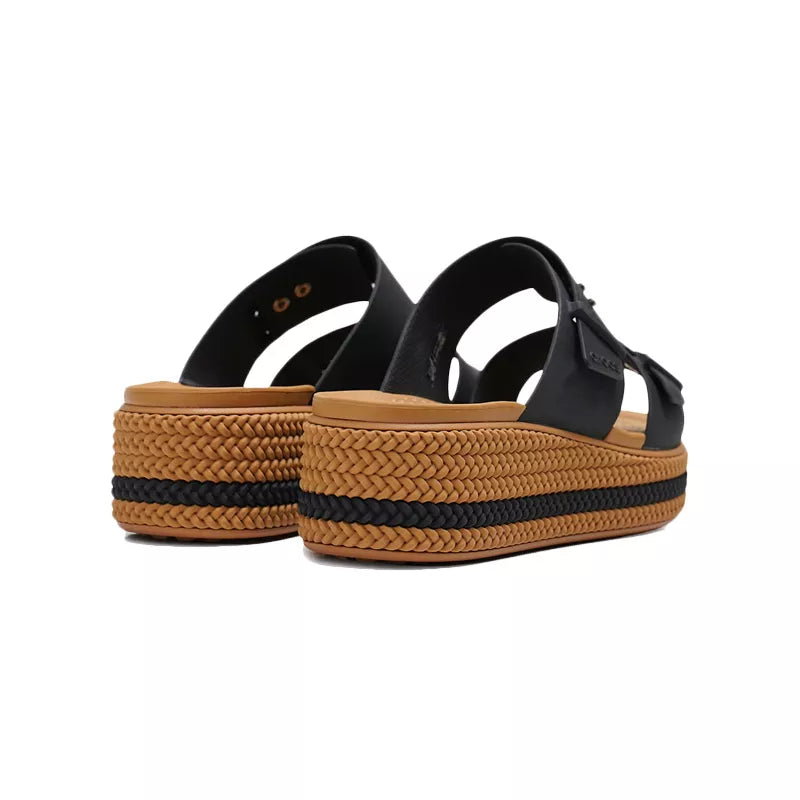 Sandales Brooklyn Woven Buckle - Noir