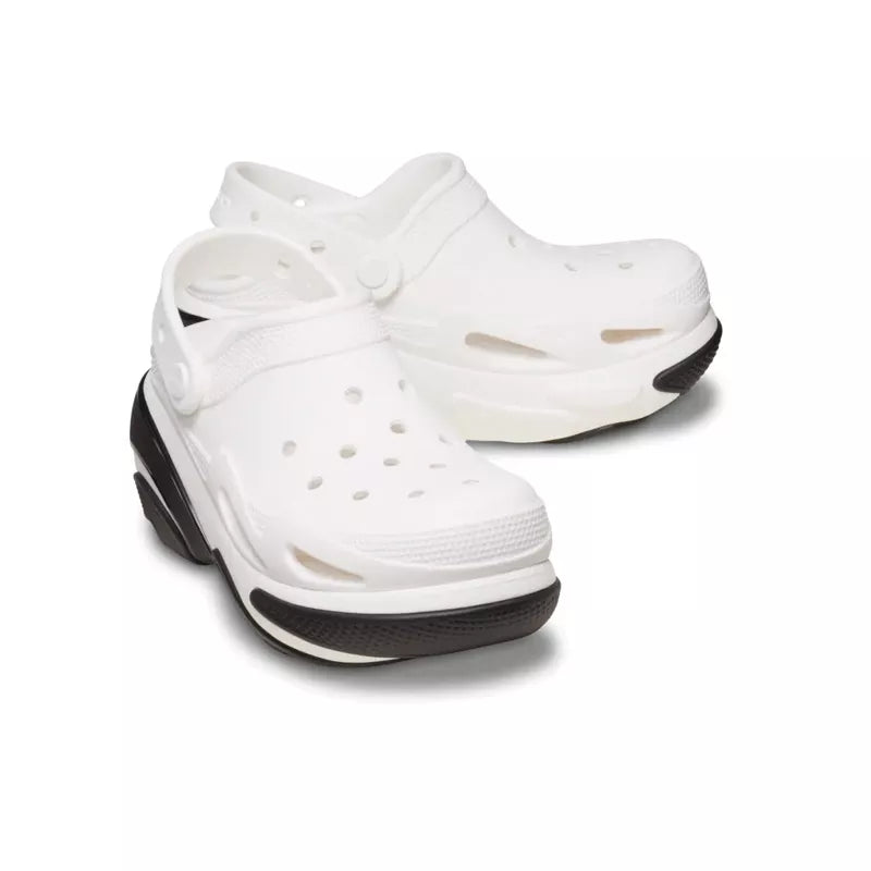 Sandales Bubble Crush Clog - Blanc/Noir