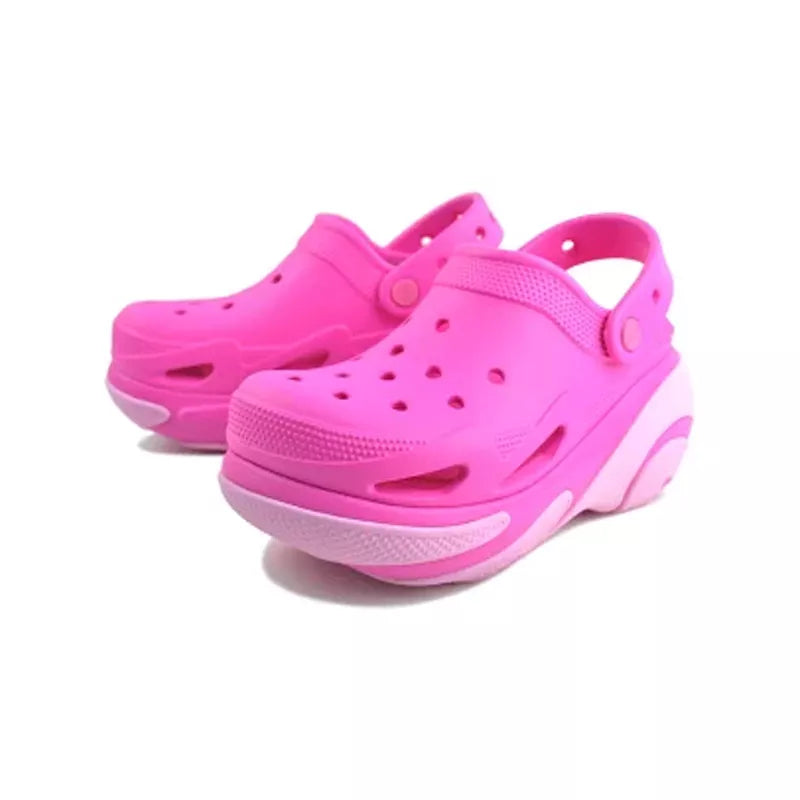 Sandales Bubble Crush Clog - Rose