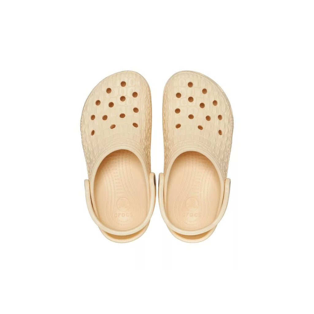 Sandales Classic Crocskin Clog - Ecru