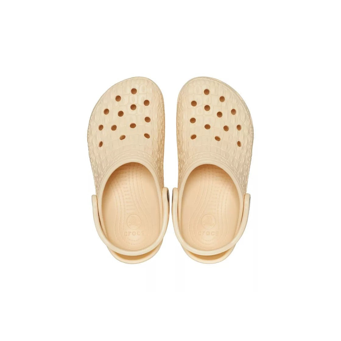 Sandales Classic Crocskin Clog - Ecru