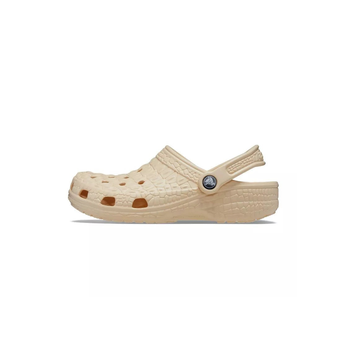 Sandales Classic Crocskin Clog - Ecru