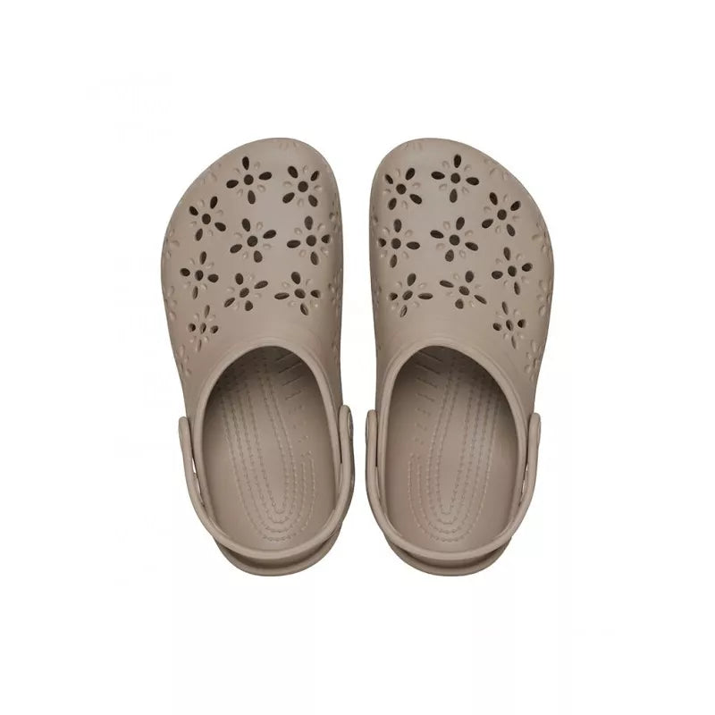 Sandales Classic Floral Cut Out Clog - Taupe