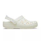 Sandales Classic Floral Cut Out Clog - Blanc