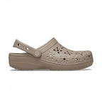 Sandales Classic Floral Cut Out Clog - Taupe