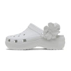 Sandales Classic Plateforme Bouquet - Blanc