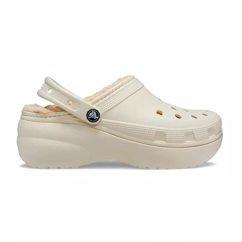 Sandales Classic Platform Lined Clog - Ecru