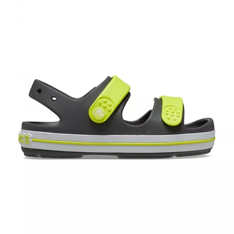 Sandales Crocband Cruiser Junior - Gris/Jaune