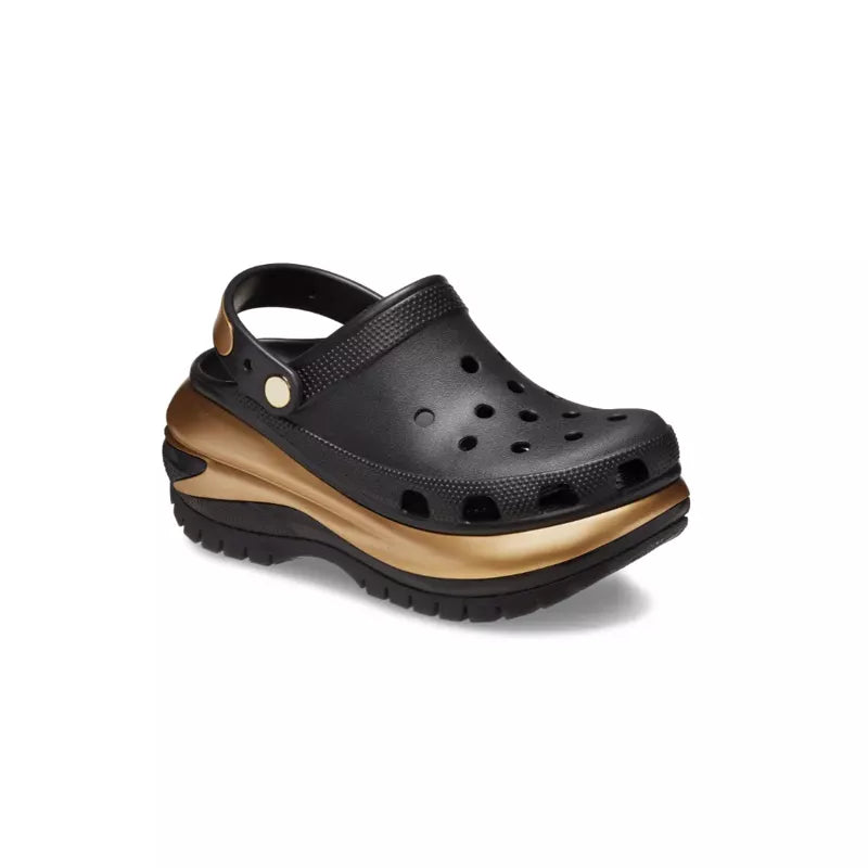 Sandales Mega Crush Metallic Clog - Noir/Doree