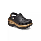 Sandales Mega Crush Metallic Clog - Noir/Doree