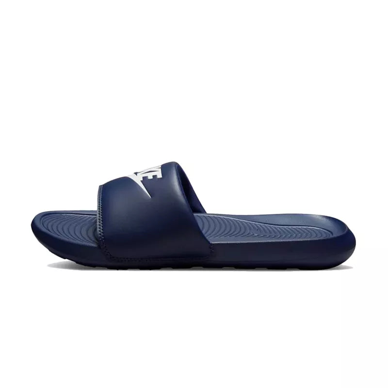Sandale Nike Victori One - Marine Blanc