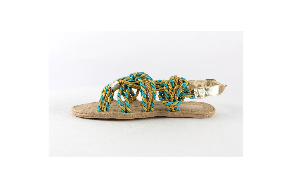 Sandales à plateforme Ila - Bleu Ciel / Gold Sandales à plateforme Nalaïm