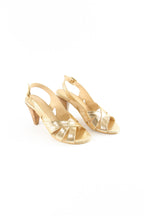 Sandales A Talon Jade - Gold Sandales A Talon Nalaïm