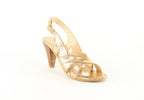Sandales A Talon Jade - Gold Sandales A Talon Nalaïm