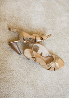 Sandales A Talon Jade - Gold Sandales A Talon Nalaïm