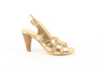 Sandales A Talon Jade - Gold Sandales A Talon Nalaïm