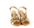 Sandales A Talon Jade - Gold Sandales A Talon Nalaïm