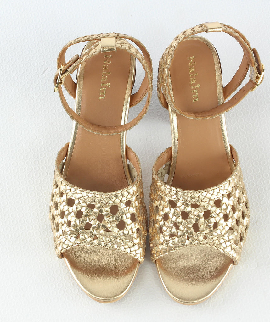 Sandales A Talon Jana - Gold Sandales A Talon Nalaïm