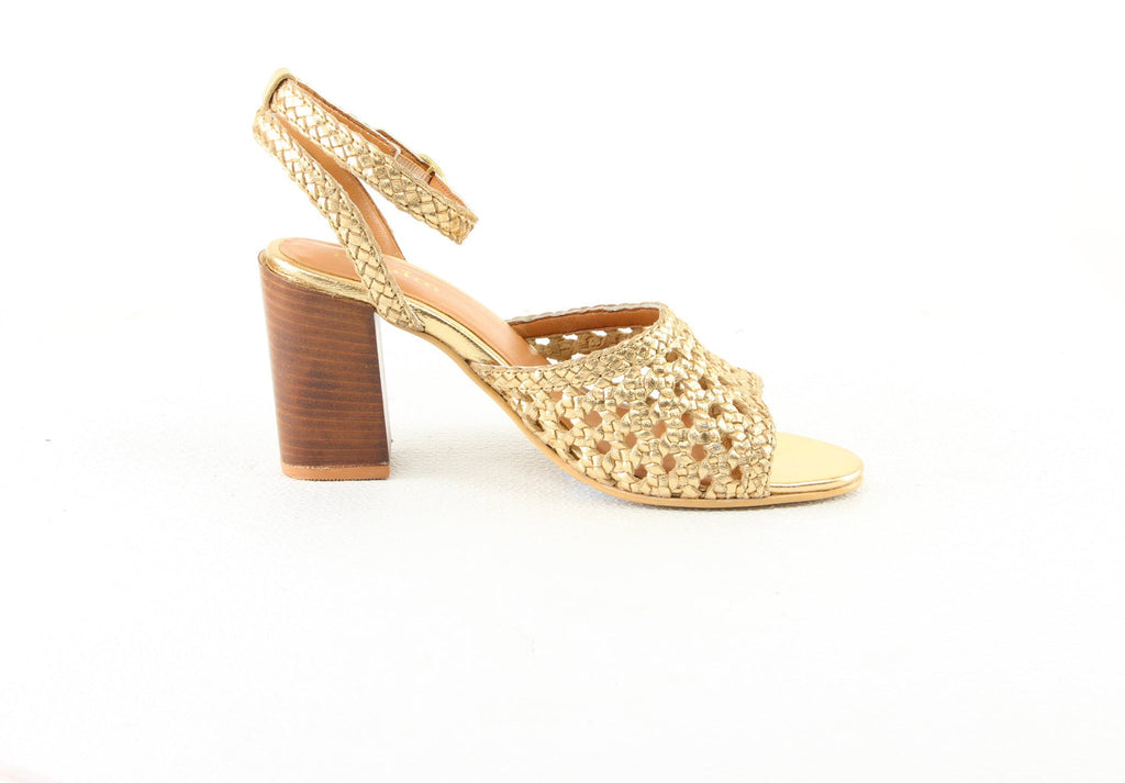 Sandales A Talon Jana - Gold Sandales A Talon Nalaïm