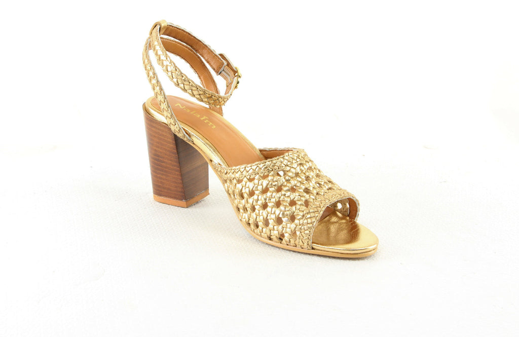 Sandales A Talon Jana - Gold Sandales A Talon Nalaïm